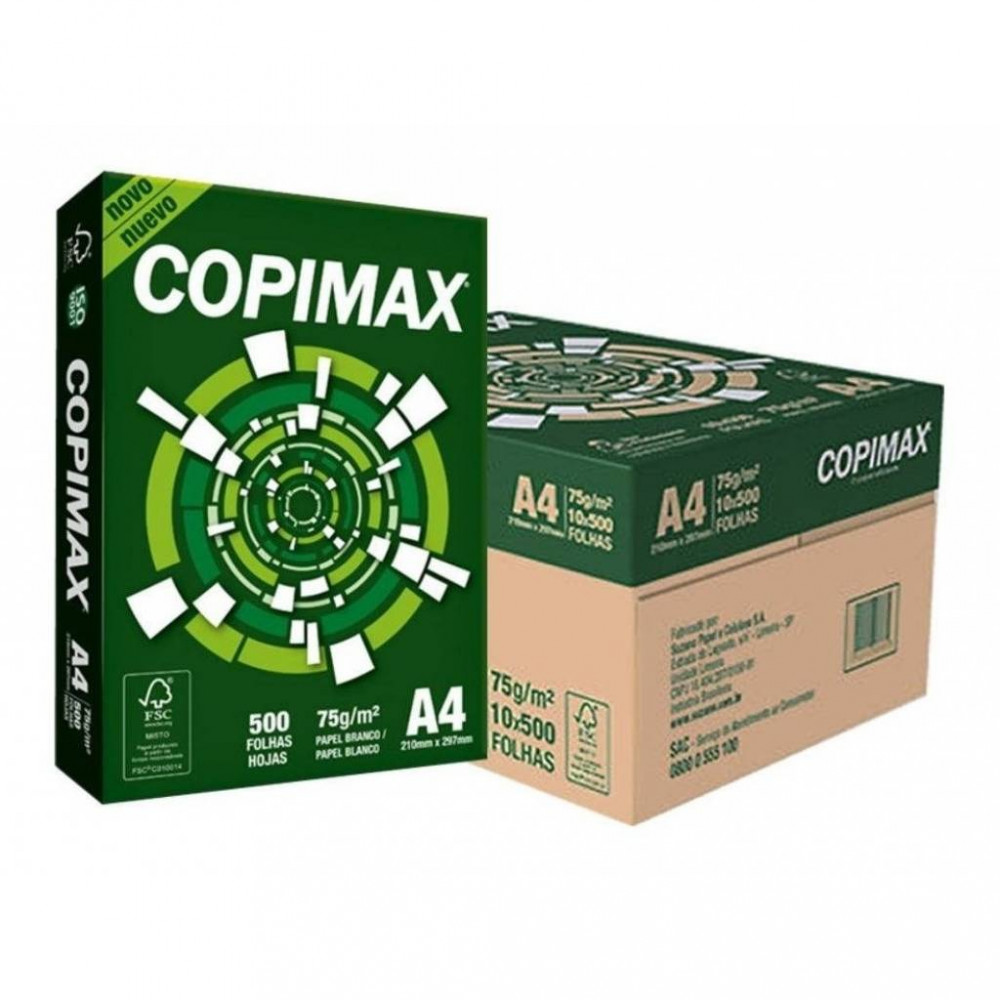 Resma Bond 75 gr. Copimax A4