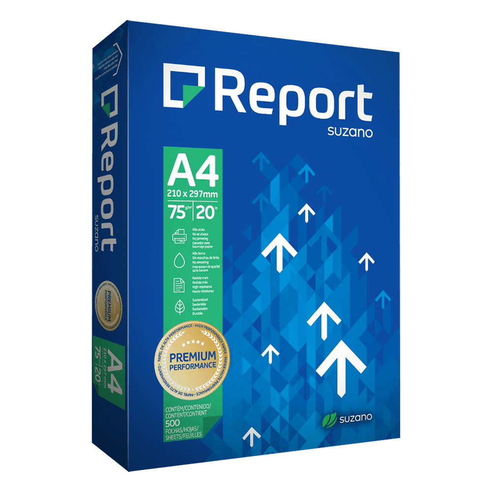 Resma Bond 75 gr. Report A4